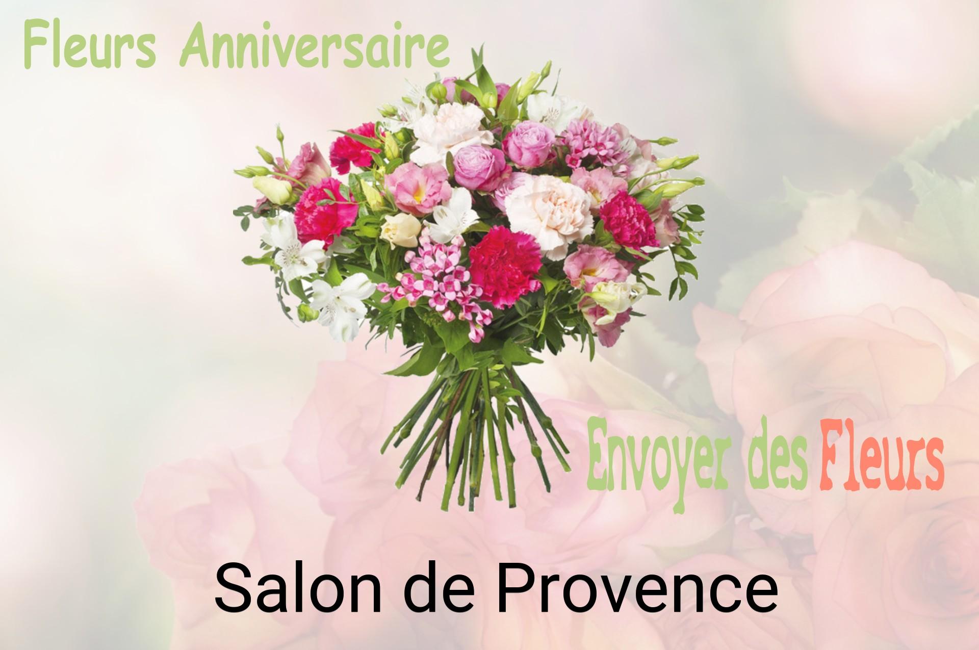 Bouquet de fleurs d’anniversaire livré à Salon-de-Provence