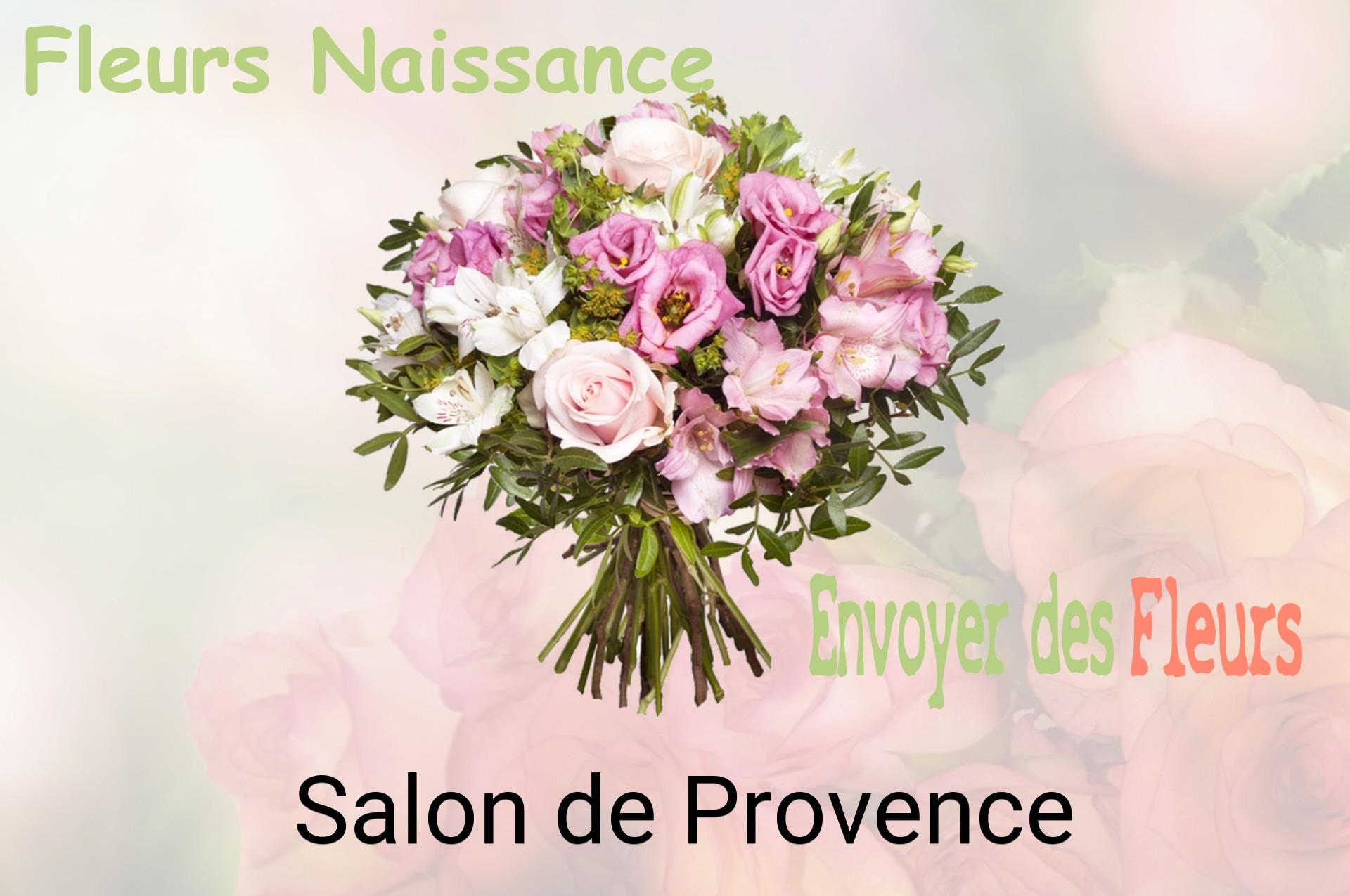 Bouquet de fleurs de naissance livré à Salon-de-Provence